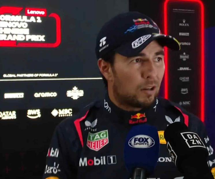 Lamenta Checo estrategia en China, pero ahora quiere ganar en Miami