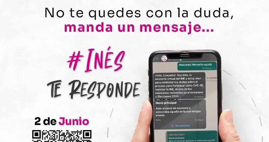 Inés, el chatbot que responde dudas sobre las elecciones
