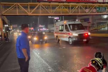 Atropellan a peatón bajo puente peatonal en Contry
