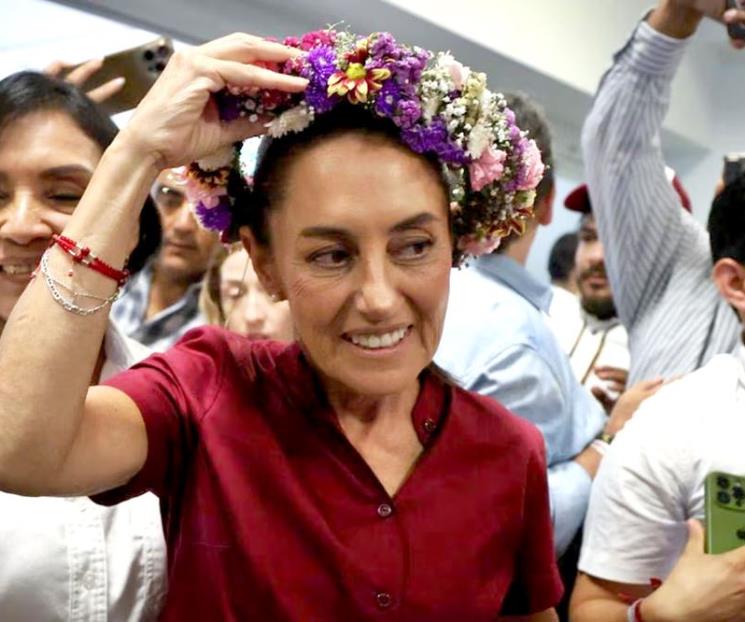 Asegura Sheinbaum que le va a ir muy bien en el debate