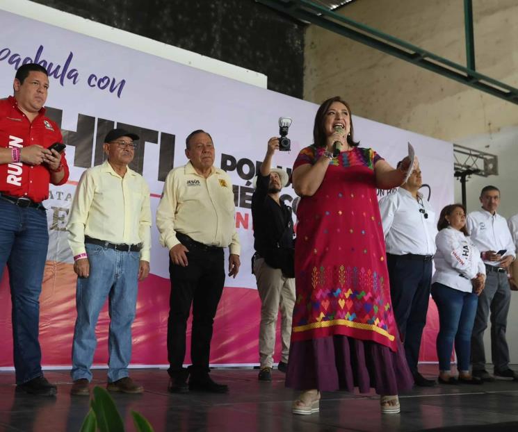 No temo por mi seguridad, dice Xóchitl Gálvez