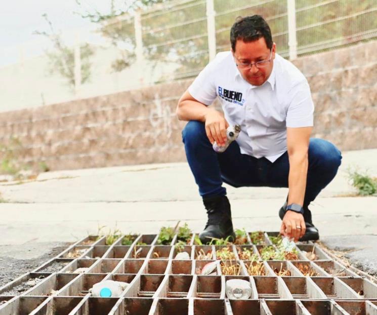 Va Héctor por un mejor drenaje pluvial