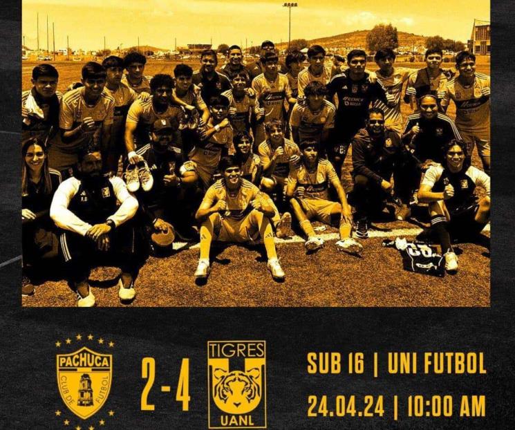 Avanzan a semifinales Tigres Sub-16 Avanzan a semifinales Tigres Sub-16