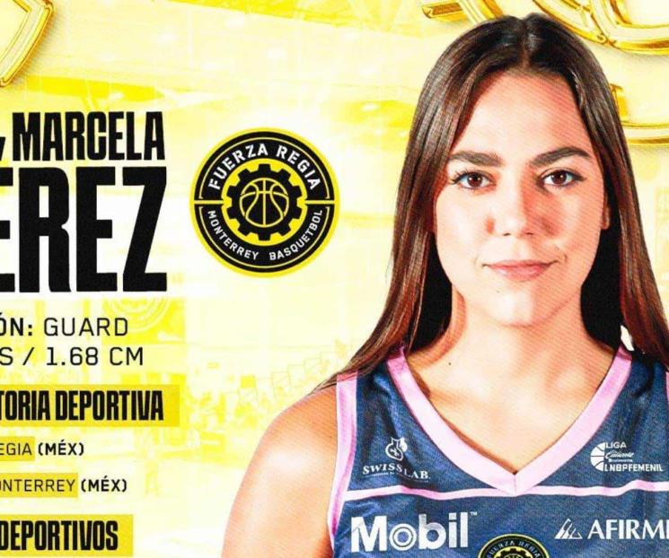 Incorpora Fuerza Regia Femenil a Marcela Pérez Incorpora Fuerza Regia Femenil a Marcela Pérez