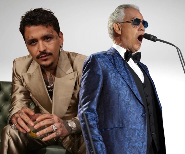 Andrea Bocelli celebra su 30 aniversario junto a Christian Nodal