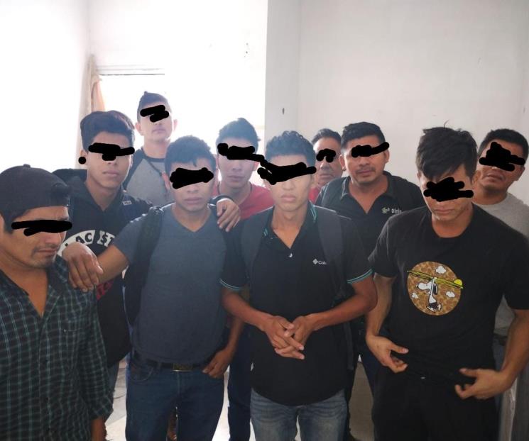Rescatan a migrantes en Pesquería