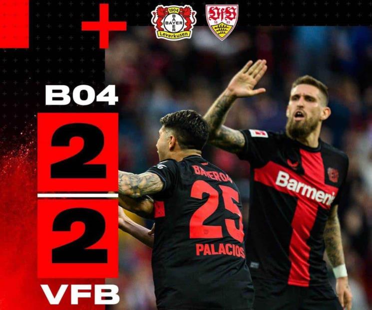 Rescata Leverkusen empate y ya tienen 46 sin perder en Europa 