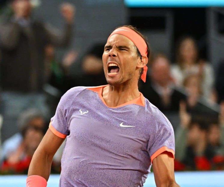 Sigue avanzando Rafael Nadal en el Abierto de Madrid Sigue avanzando Rafael Nadal en el Abierto de Madrid