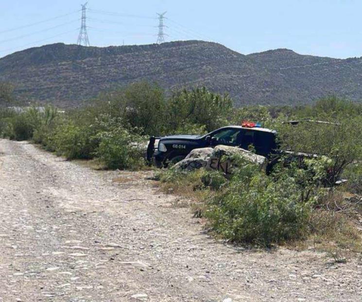 Encuentran restos calcinados de un hombre en García