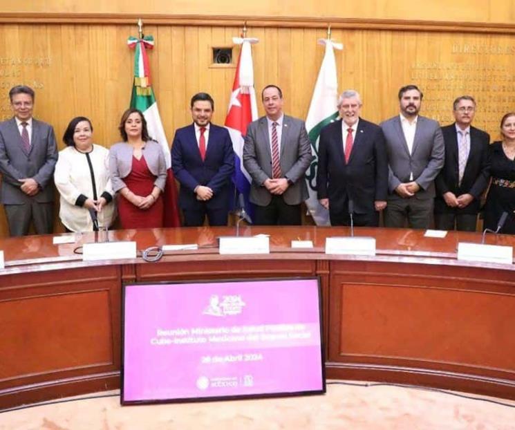 Sostienen reunión México y Cuba en materia de salud