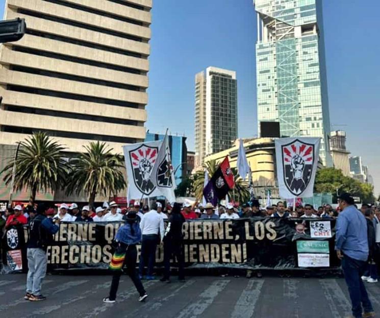 Marchan por el Día Internacional del Trabajo