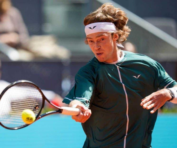 Se mete Andrey Rublev a la final del Abierto de Madrid Se mete Andrey Rublev a la final del Abierto de Madrid