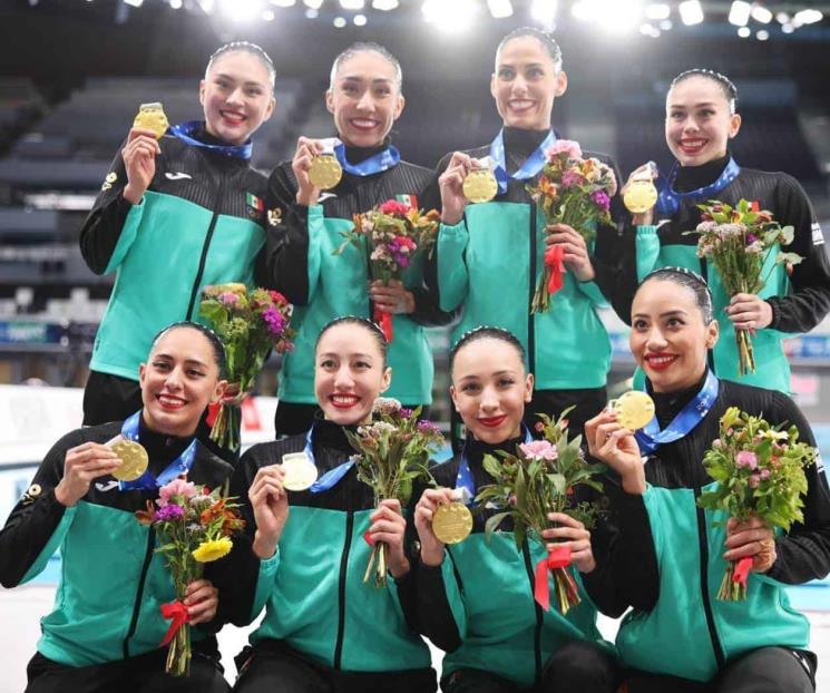 México gana medalla de oro en Copa del Mundo de Natación Artística