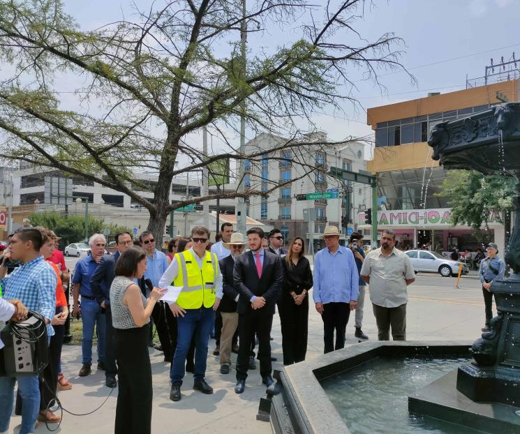Entrega Samuel García la arborización de la Alameda