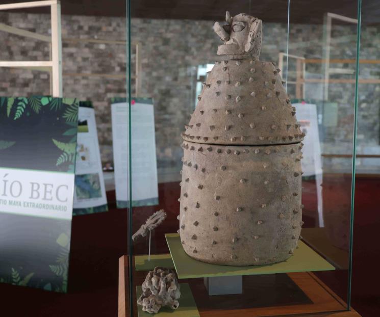 Exponen vestigios de la ciudad maya de Río Bec