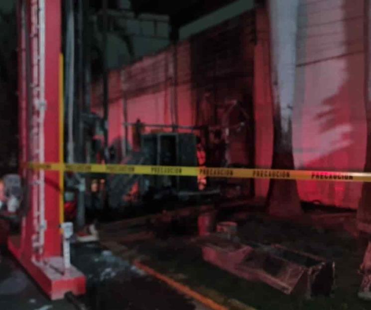 Alarma incendio en subestación eléctrica
