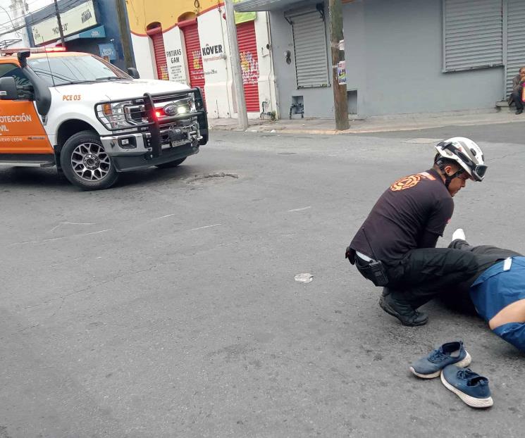 Choca moto contra camión