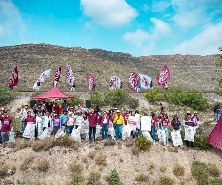 Recolecta Manuel Guerra 5 toneladas de basura