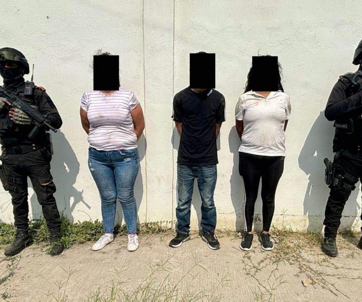 Caen presuntos miembros de la delincuencia organizada