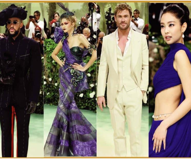 Derrochan famosos glamour  en el MET gala del 2024