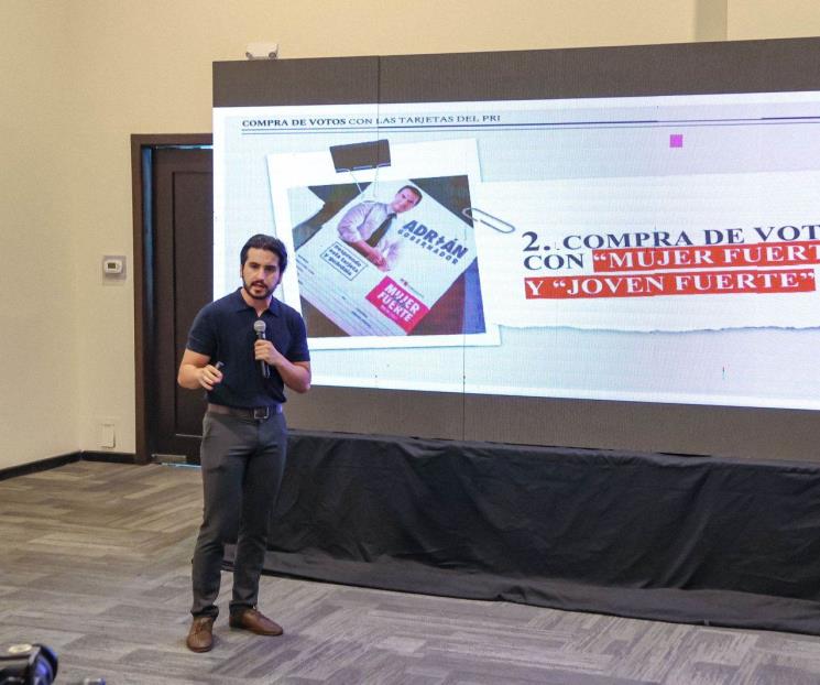 Denuncian supuesta compra de votos de Adrián con tarjeta