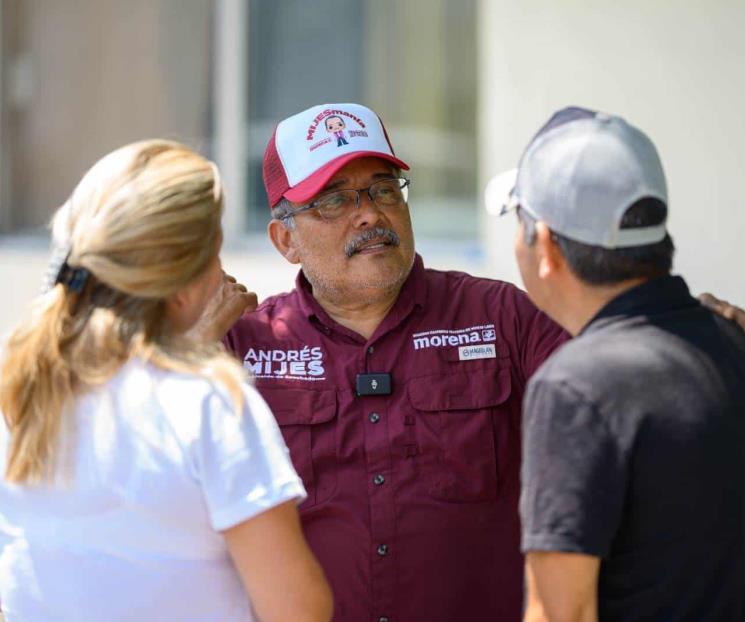 Se compromete Andrés Mijes con los vecinos de Monterreal