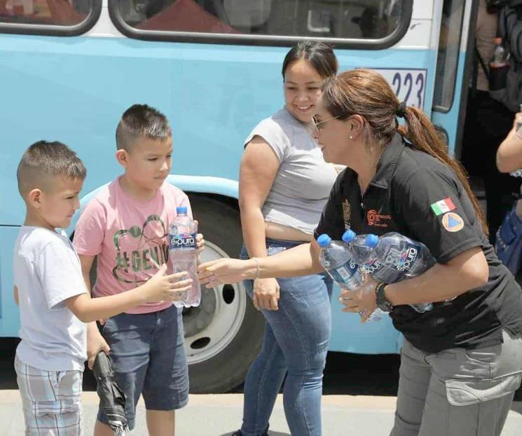 Instala PC puntos de hidratación por ola de calor