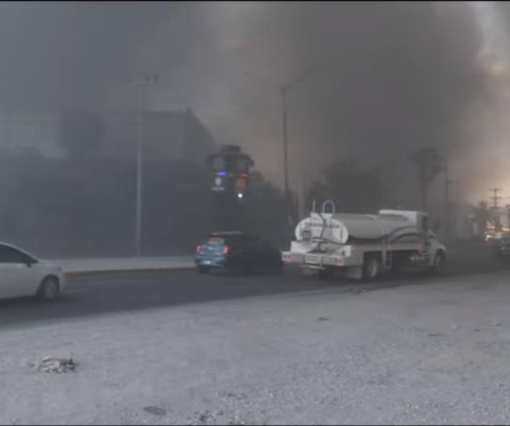 Alarma incendio en Parque Industrial de Santa Catarina Alarma incendio en Parque Industrial de Santa Catarina