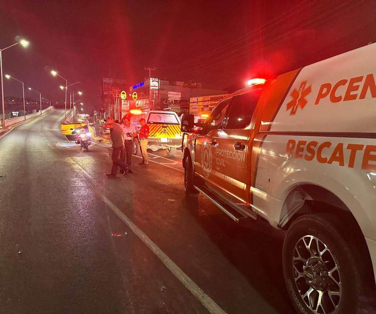 Deja accidente vial 10 lesionados