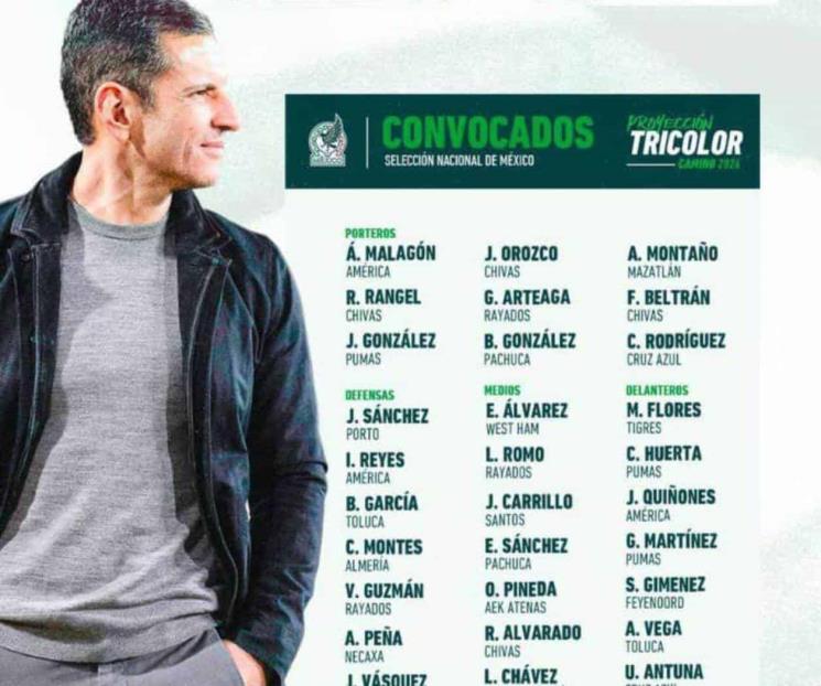 Revela el Tri prelista para la Copa Amérca, hay 5 jugadores regios