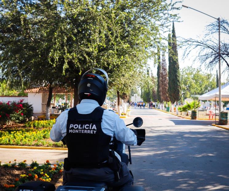 Pone Monterrey en marcha operativo en panteones