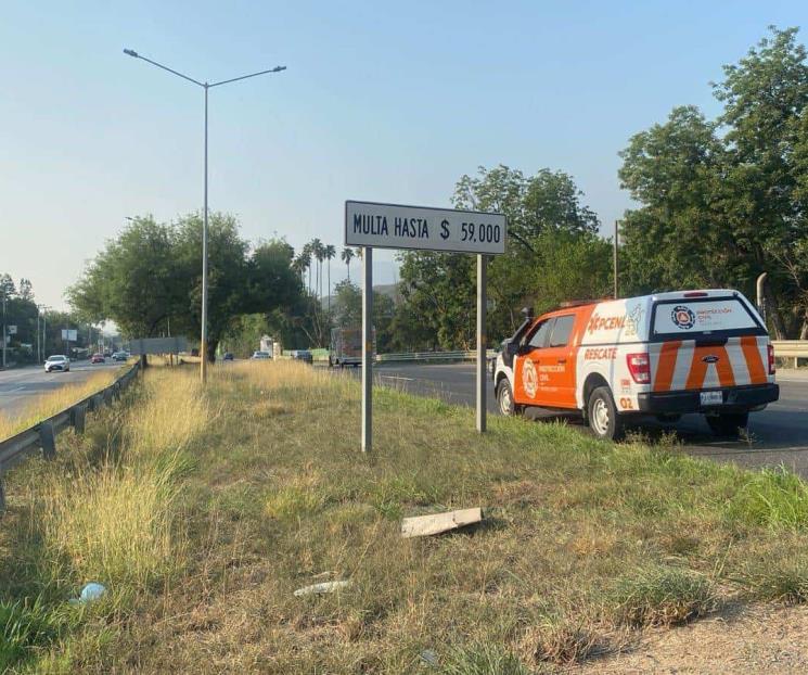Deja choque lesionados en la Nacional