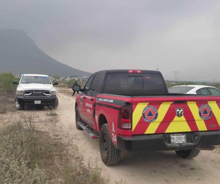 Hallan cuerpo encobijado en García Hallan cuerpo encobijado en García