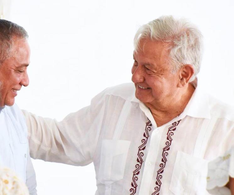 Finaliza reunión de AMLO con primer ministro de Belice