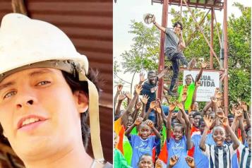 Construye influencer pozo de agua en &Aacute;frica