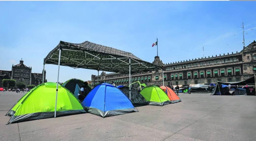 CNTE anuncia reubicación de plantón en el Zócalo