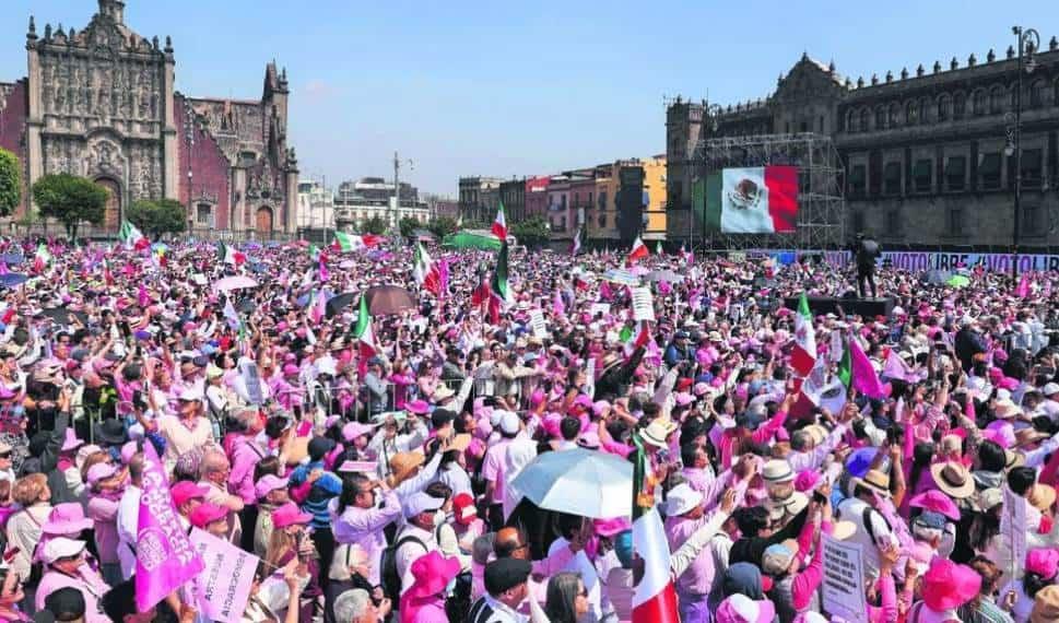 Marcha Rosa por la Democracia. A qué hora inicia