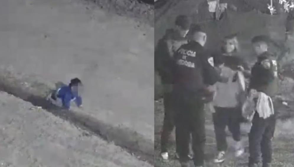Encuentran a bebé gateando solo en la madrugada en Argentina