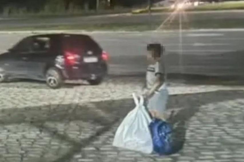 Pareja intentó abandonar a menor en Brasil Pareja intentó abandonar a menor en Brasil