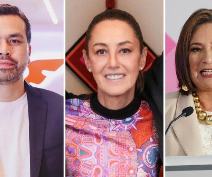 Sheinbaum, Xóchitl y Máynez, del teléfono rojo a la declinación