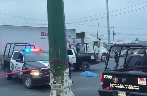 Muere arrollado por tráiler en Guadalupe