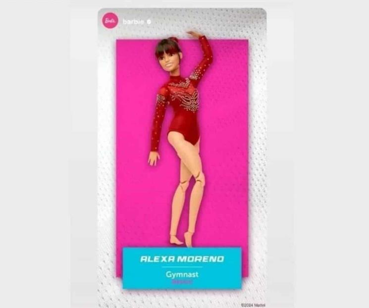 Lanza Barbie muñeca de gimnasta mexicana Alexa Moreno Lanza Barbie muñeca de gimnasta mexicana Alexa Moreno