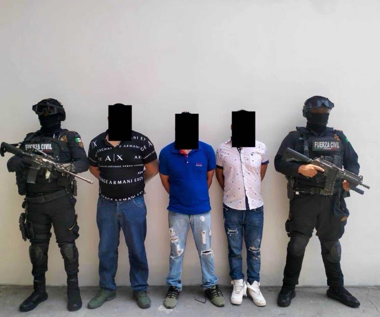 Caen presuntos miembros del crimen organizado