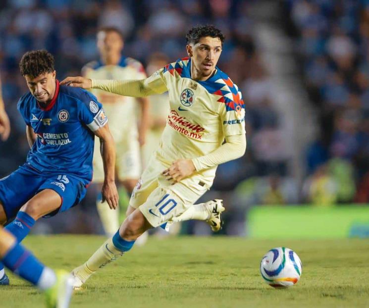 Cruz Azul y América empataron a un gol