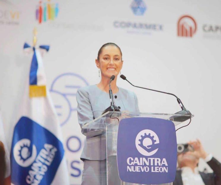 Se compromete Sheinbaum con empresarios de Nuevo León