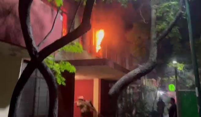 Se incendia departamento en Condominios Constitución