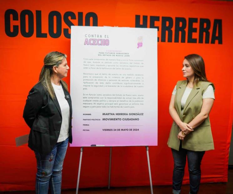 Signa Martha acuerdo para reformas que tipifiquen acecho como delito
