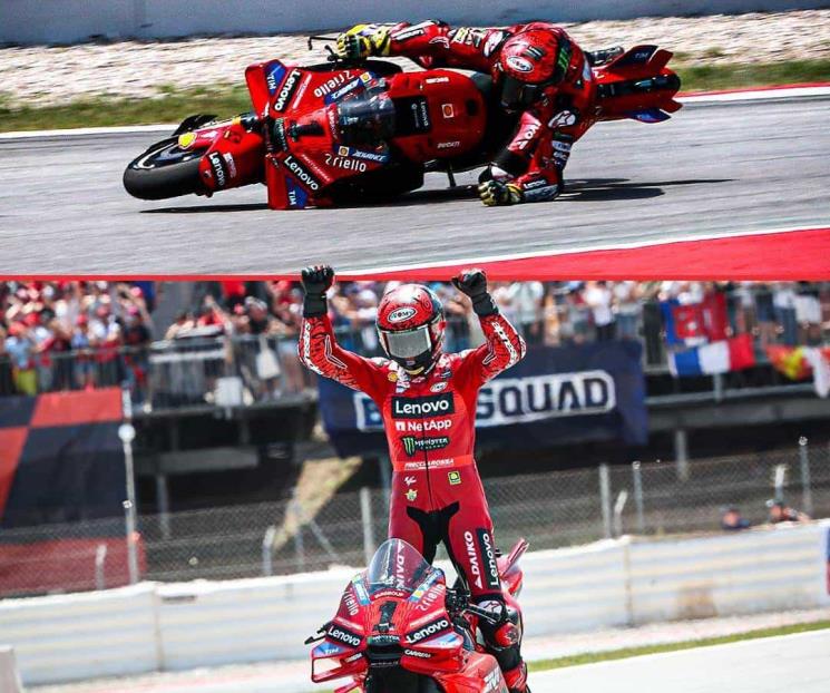 Gana Francisco Bagnaia el GP de Cataluña en el Mundial del motoGP