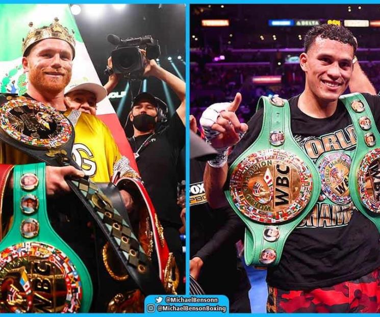 Revela David Benavidez que quiso golpear al Canelo Álvarez