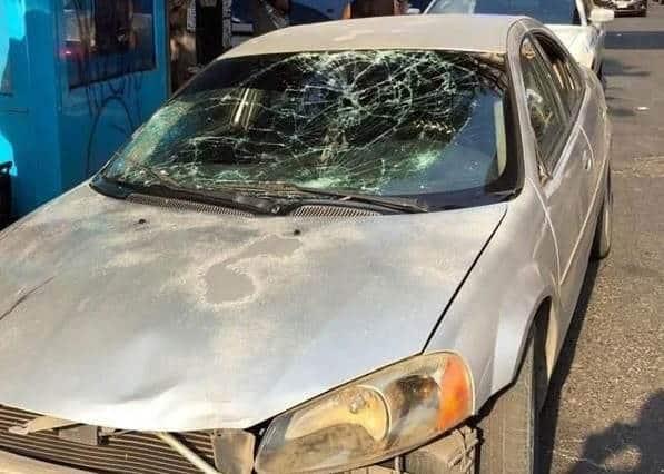 Atropella a 4 en parada de camión Atropella a 4 en parada de camión